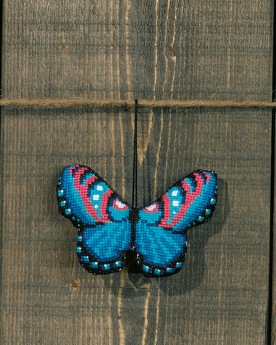 Butterfly  blue