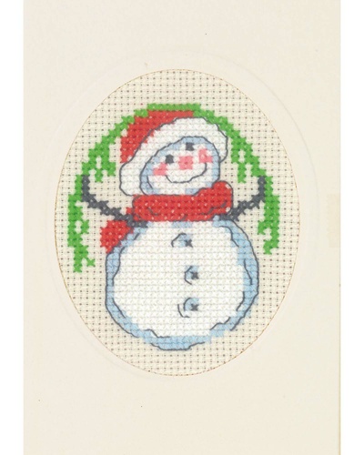 Snowman w/card