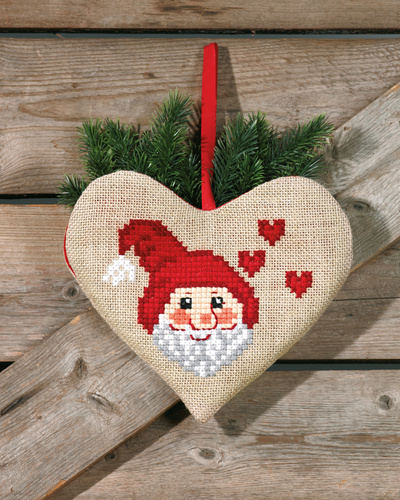 Santa Claus heart