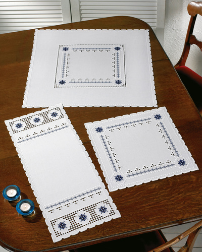 Hardanger with blue