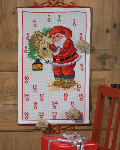 Santa Claus with horse