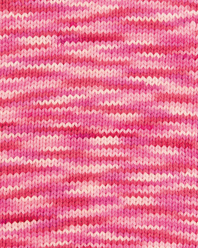 Creative Cotton Print Aran, Fuchsia-Pink Mi