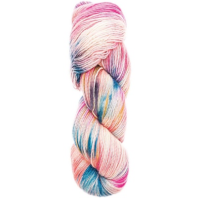 HAND-DYED PINK-BLUE