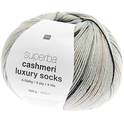 Superba Cashmeri Luxury Socks 4 ply , Brown