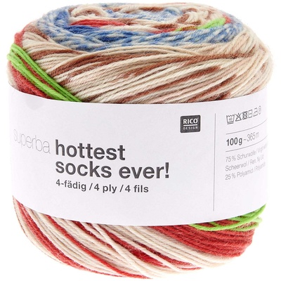 Superba Hottest Socks Ever! 4 ply, Mouliné