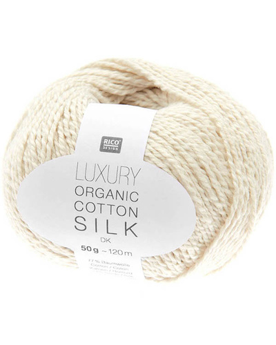 Luxury Organic Cotton Silk, Cream