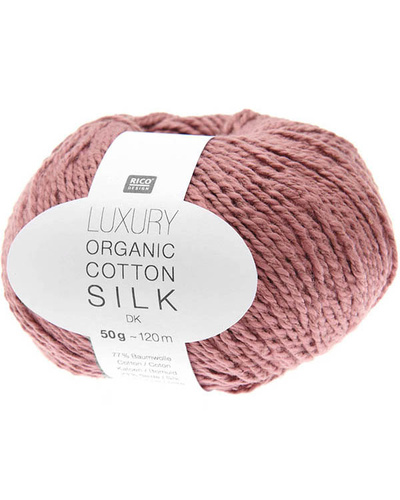 Luxury Organic Cotton Silk, Berry