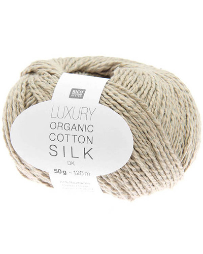 Luxury Organic Cotton Silk, Taupe