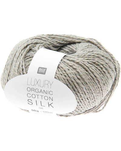 Luxury Organic Cotton Silk, Grey