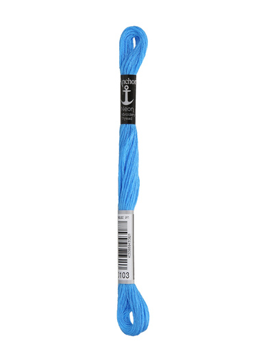 Anchor Neon 12X8m Skein Blue