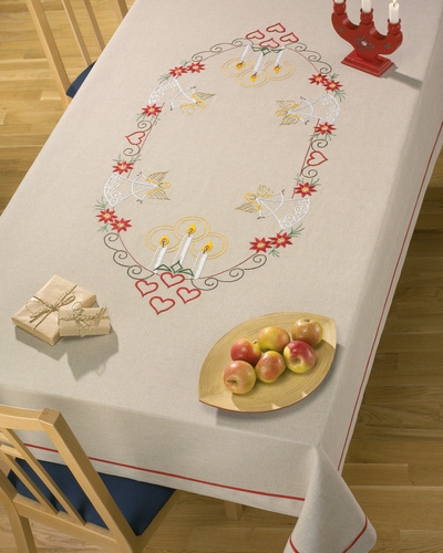 Tablecloth with angels