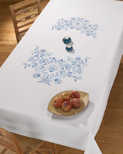 Printed tablecloth 100% cotton