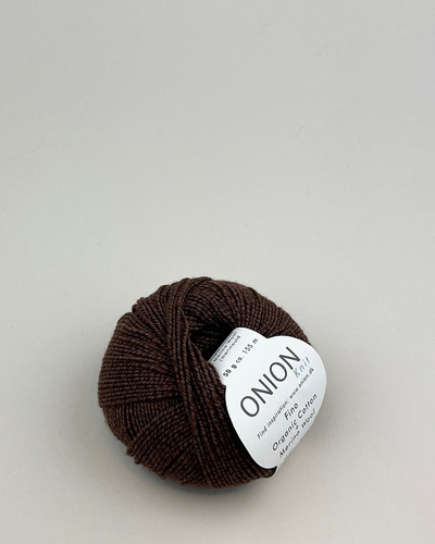 Fino Organic cotton+merino wool  Brun  