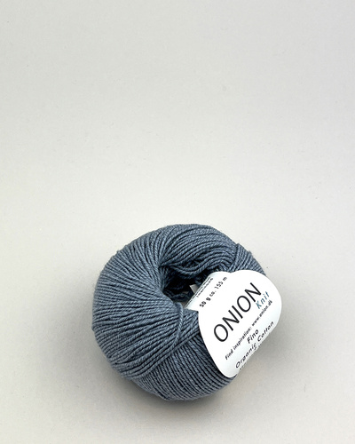 Fino Organic cotton+merino wool  Gråblå