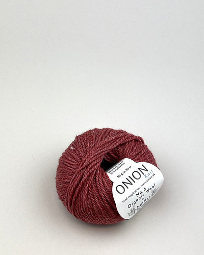 No.6 Organic Wool+Nettles Rød