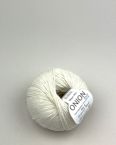 No.4 Organic Wool+Nettles  Råhvid