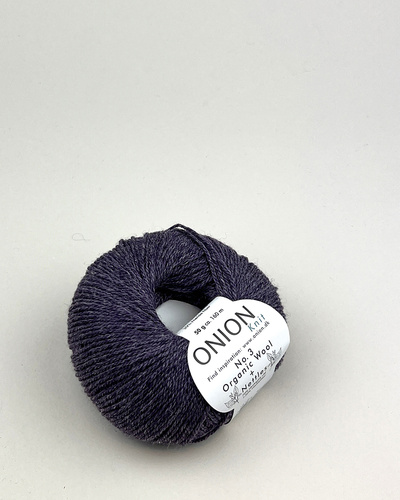 No.3 Organic Wool+Nettles  Mørk lilla