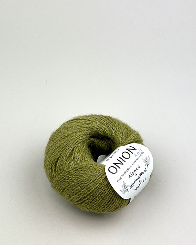 Alpaca+Merino Wool+Nettles  Olivengrøn