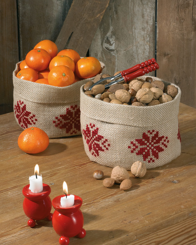 Basket with stars