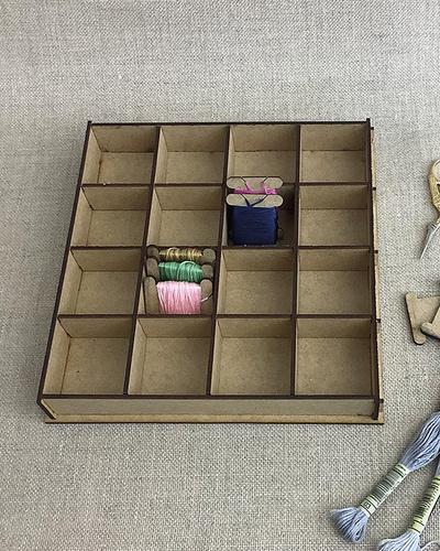 Organizer for embroidery floss