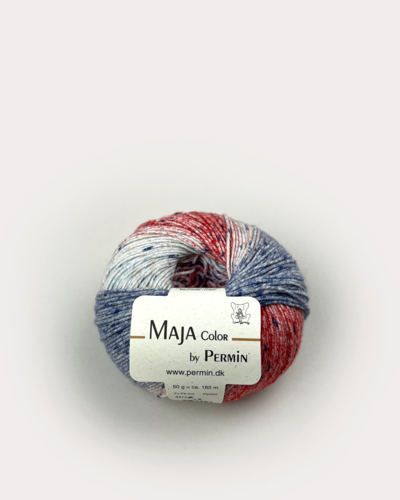 Maja color Red, blue & pink