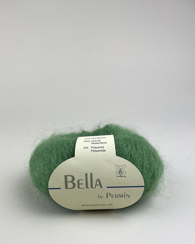 Bella mohair Mitte grün