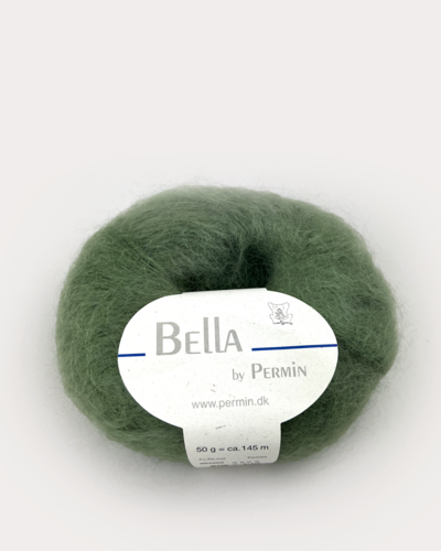 Bella mohair Moss green