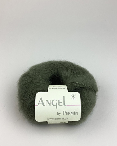 Angel mohair Dark army