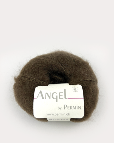 Angel mohair oliv/brown