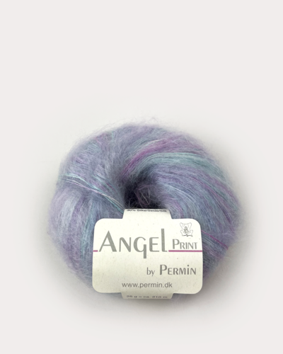 Angel print lilla/mint