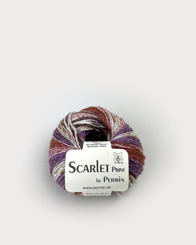 Scarlet Print lilac/rust