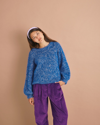 Bella Bred sweater m/Viola