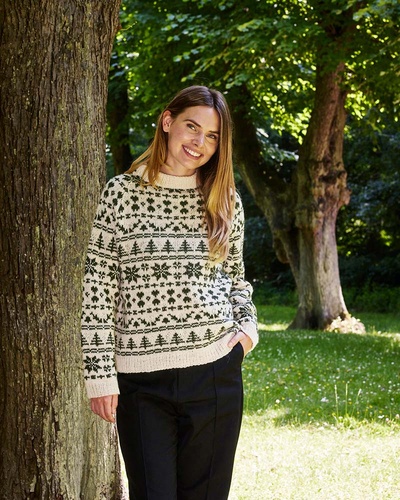 Sweater med julemotiver