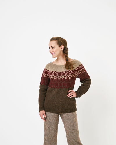Luna Mønsteret sweater
