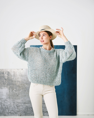 Viola Sweater m/vrangmønster