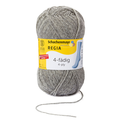 4-Ply 50g, Flanell Meliert