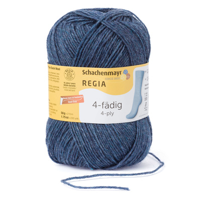 4-Ply 50g, jeans streaked