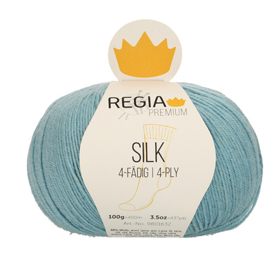 PREMIUM Silk, pastell turquoise