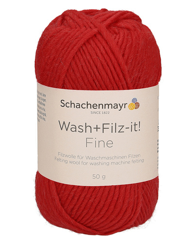 Wash+Filz-it! Fine , red