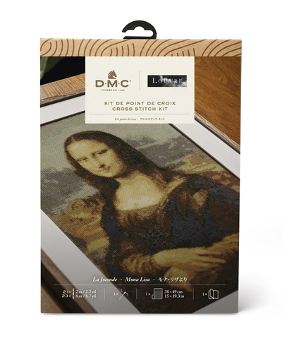 Le Louvre Cross Stitch Kit - Mona Lisa