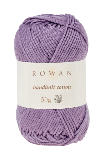 Handknit cotton Delphinium